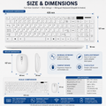 Arabic Wireless Keyboard White-K06