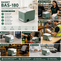 AL BASEET USB Thermal Receipt Printer for Retail Shops Supermarkets Pharmacies & POS Counters