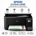 EPSON Ecotank L3250 Home Ink Tank 3-In-1 Colour Printer With Wifi And Smartpanel App Connectivity Black