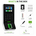 ZKTECO BioPro SA40 Fingerprint Access Control Terminal with BioID/SilkID Sensor – RFID Card, Password Authentication & Door Access Control for Offices and Businesses