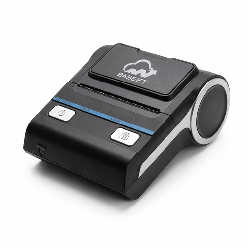 AL BASEET BAS-374 Thermal Receipt Printer 80x80mm High-Speed USB POS Printer for Retail, Restaurants & Supermarkets