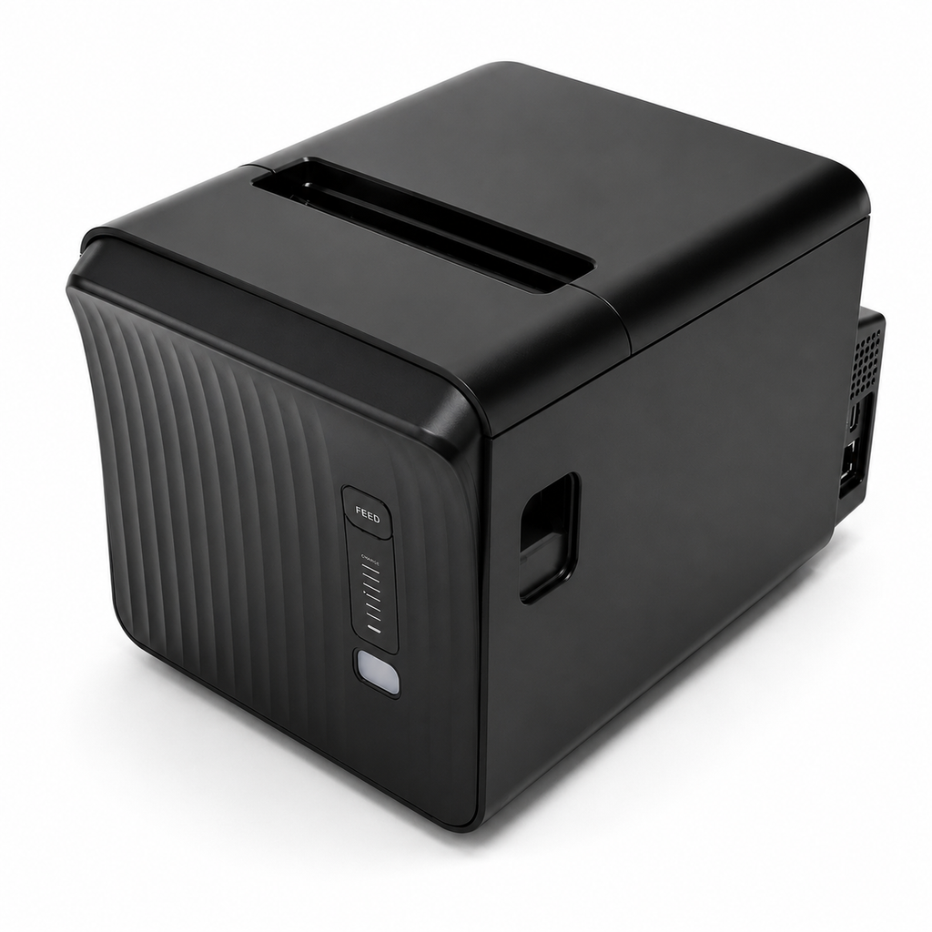 AL BASEET BAS-376 High-Speed 80x80 Thermal Receipt Printer with USB & Bluetooth Connectivity