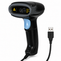 AL BASEET BAS-S014P Wired 2D Barcode Scanner with USB Connection & QR Code Reader for POS, Retail & Warehouse Management