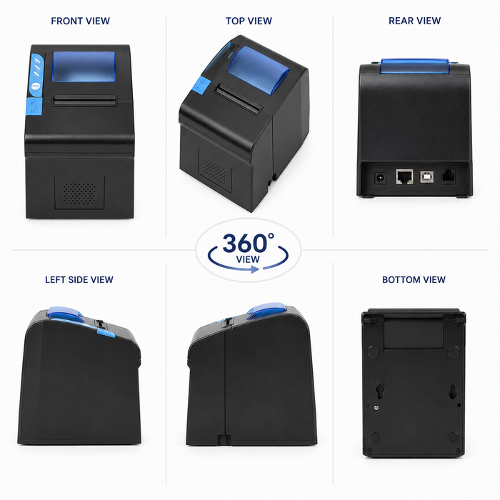 SP 893 POS Thermal Receipt Printer 80mm USB + Ethernet Printer for Restaurants & Supermarkets