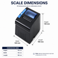 SP 893 POS Thermal Receipt Printer 80mm USB + Ethernet Printer for Restaurants & Supermarkets