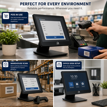 Load image into Gallery viewer, AL BASEET BAS-156R1 All-in-One POS System | Intel Core i5 4th Gen | 15.6" Touch Screen | 8GB RAM | 128GB SSD | WiFi, Bluetooth, LAN Ethernet &amp; 5 USB Ports for Retail &amp; Restaurant POS