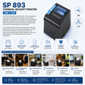 SP 893 POS Thermal Receipt Printer 80mm USB + Ethernet Printer for Restaurants & Supermarkets