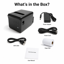Load image into Gallery viewer, AL BASEET BAS-376 High-Speed 80x80 Thermal Receipt Printer with USB &amp; Bluetooth Connectivity