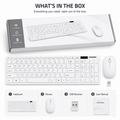 Arabic Wireless Keyboard White-K06