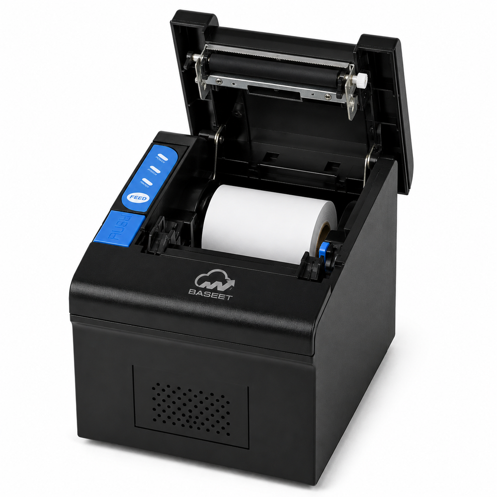 BASEET BAS-164 Thermal Receipt Printer 80×80 – High-Speed POS System Printer for Retail, Restaurant & Billing Counters