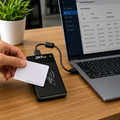 ZKTECO CR20 RFID Card Reader – Dual Frequency USB Smart Card Reader for Access Control, Attendance Systems & Secure Authentication