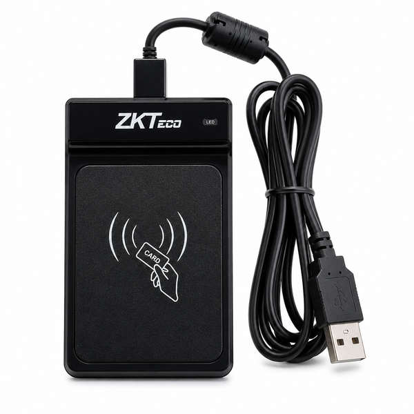 ZKTECO CR20 RFID Card Reader – Dual Frequency USB Smart Card Reader for Access Control, Attendance Systems & Secure Authentication