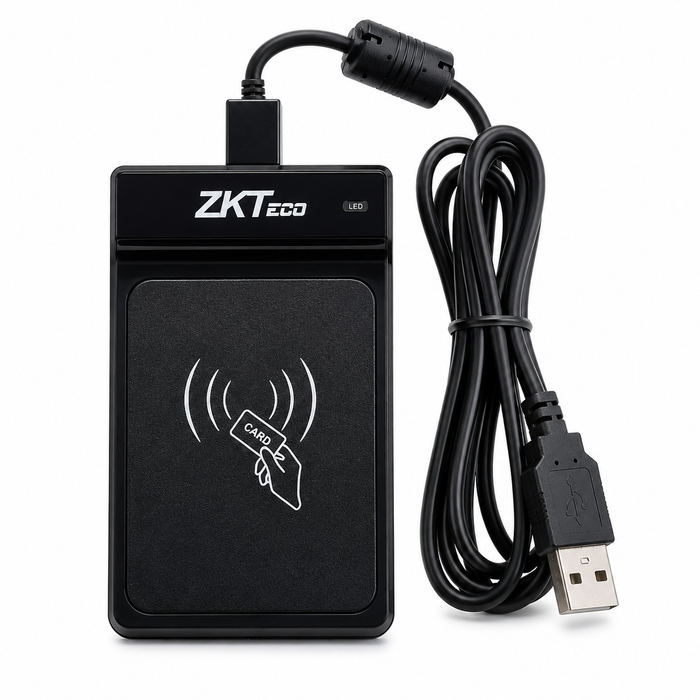 ZKTECO CR20 RFID Card Reader – Dual Frequency USB Smart Card Reader for Access Control, Attendance Systems & Secure Authentication