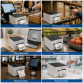 110mm USB Mobile Thermal Label Printer for Shipping Labels & Stickers MAC/PC/Tablet Compatible in Stock 203dpi KR-9220