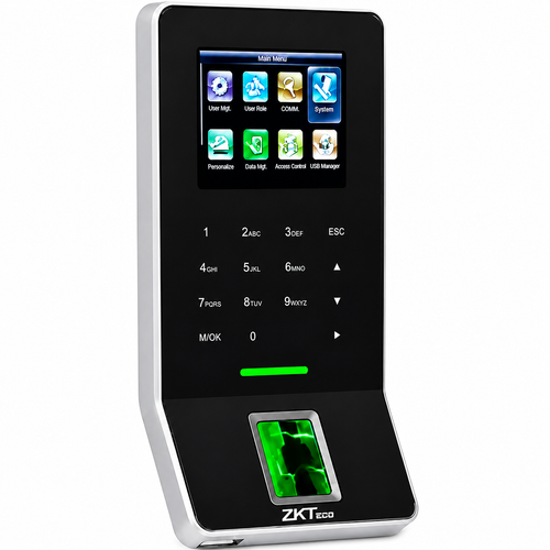 ZKTECO BioPro SA40 Fingerprint Access Control Terminal with BioID/SilkID Sensor – RFID Card, Password Authentication & Door Access Control for Offices and Businesses